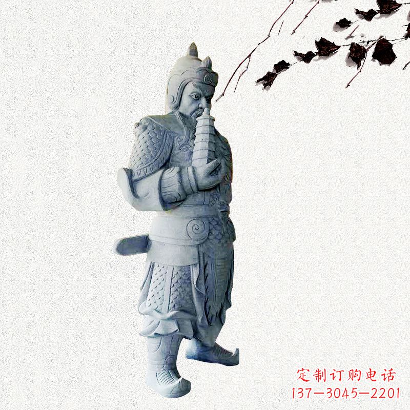 南京中国古代神话中的托塔天王石雕塑