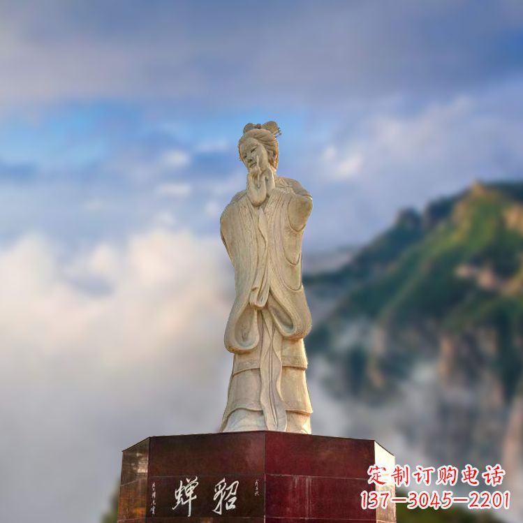 南京中国古代四大美女之貂蝉景观石雕
