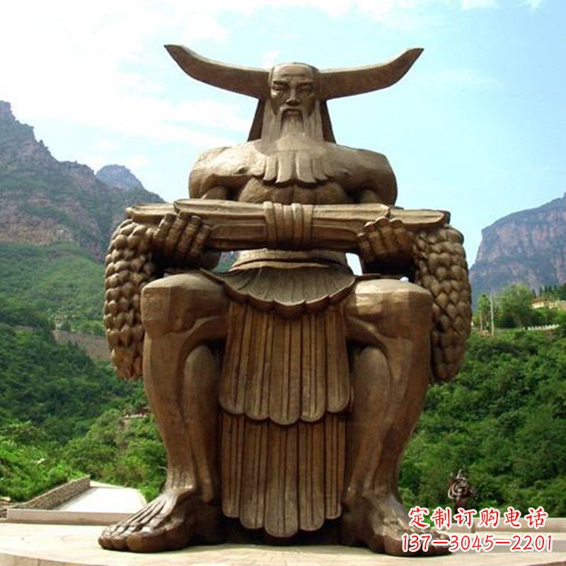 南京中华民族人文初祖五榖神农大帝大型景观雕塑