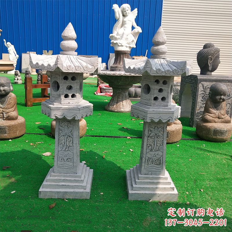 南京中式大理石灯笼