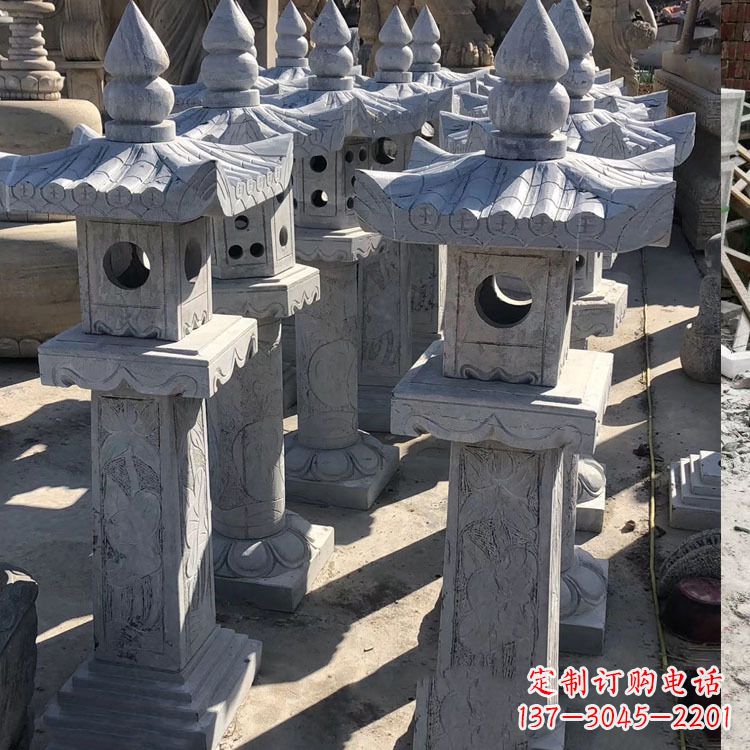 南京中式汉代石雕灯笼