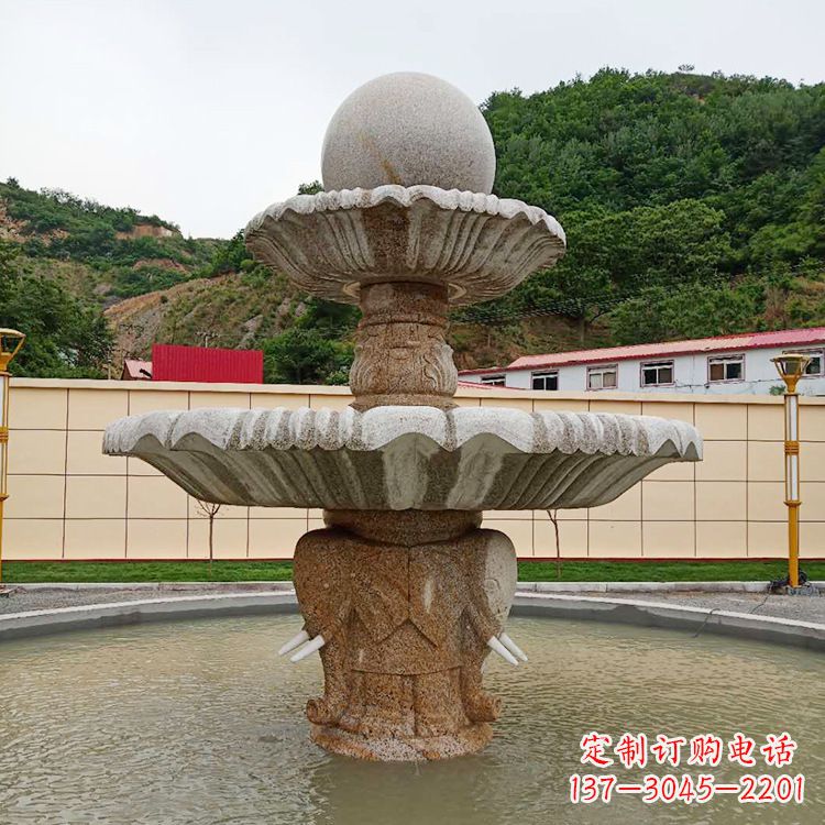 南京中式喷泉石雕