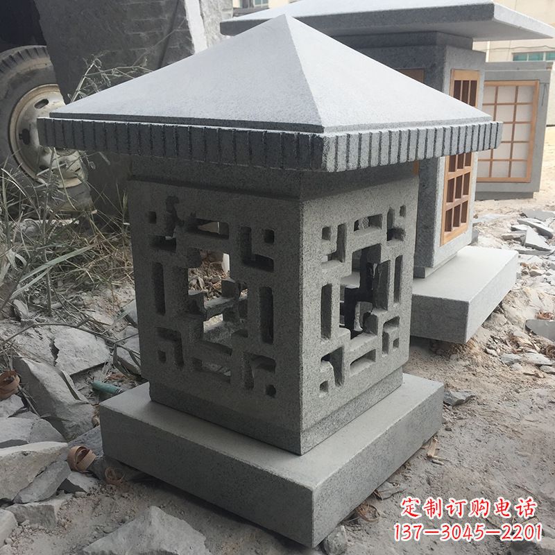 南京中式现代石灯笼