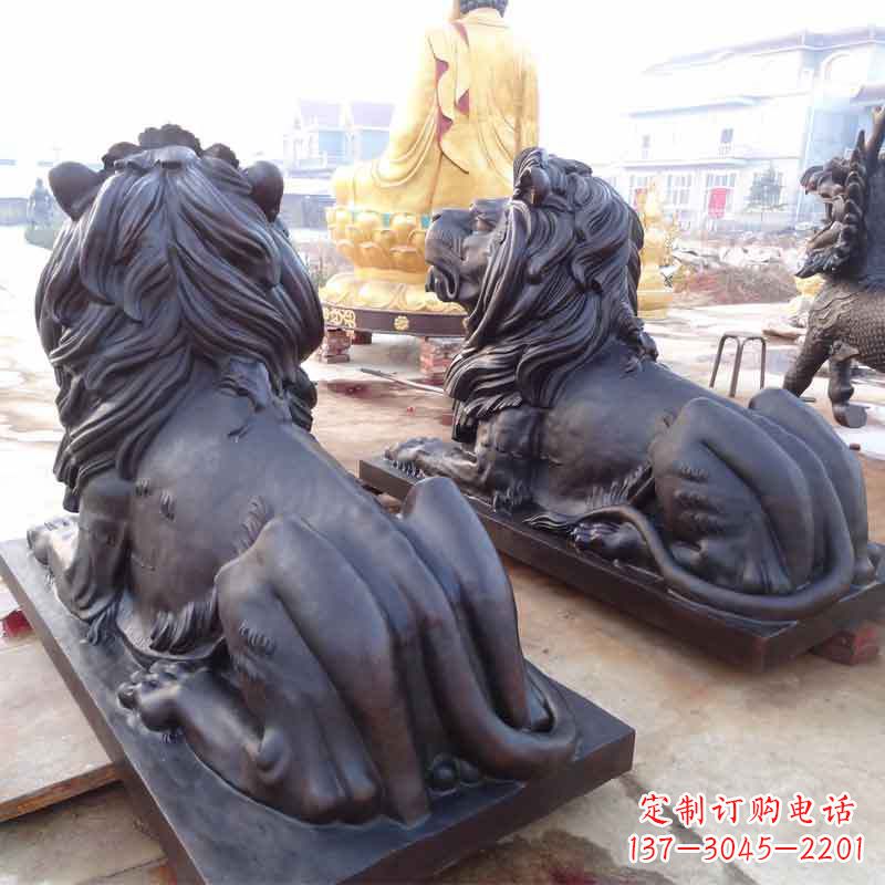 南京铸铜汇丰狮子