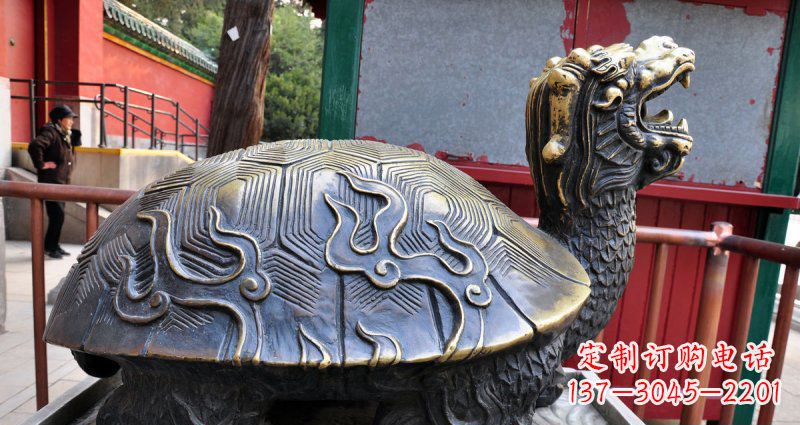南京铸铜龙龟神兽铜雕