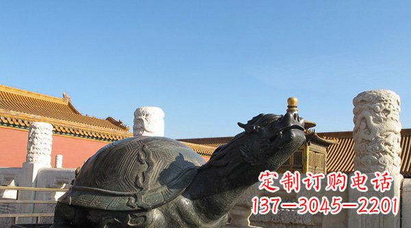 南京铸铜龙龟寺庙神兽铜雕