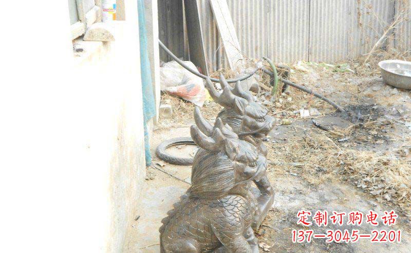 南京铸铜麒麟古代神兽铜雕