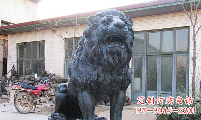 南京铸铜狮子铜雕