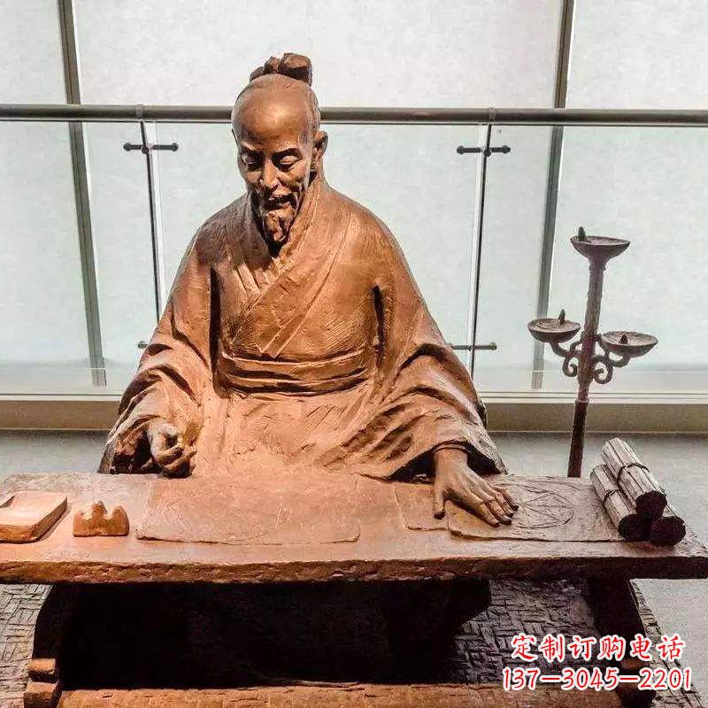 南京祖冲之圆周率情景小品雕塑-中国古代数学家著名历史人物
