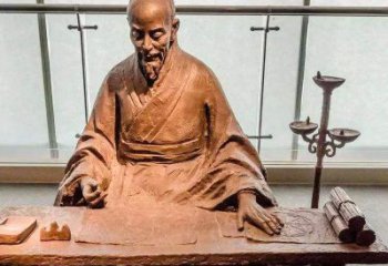 南京祖冲之圆周率情景小品雕塑-中国古代数学家著名历史人物